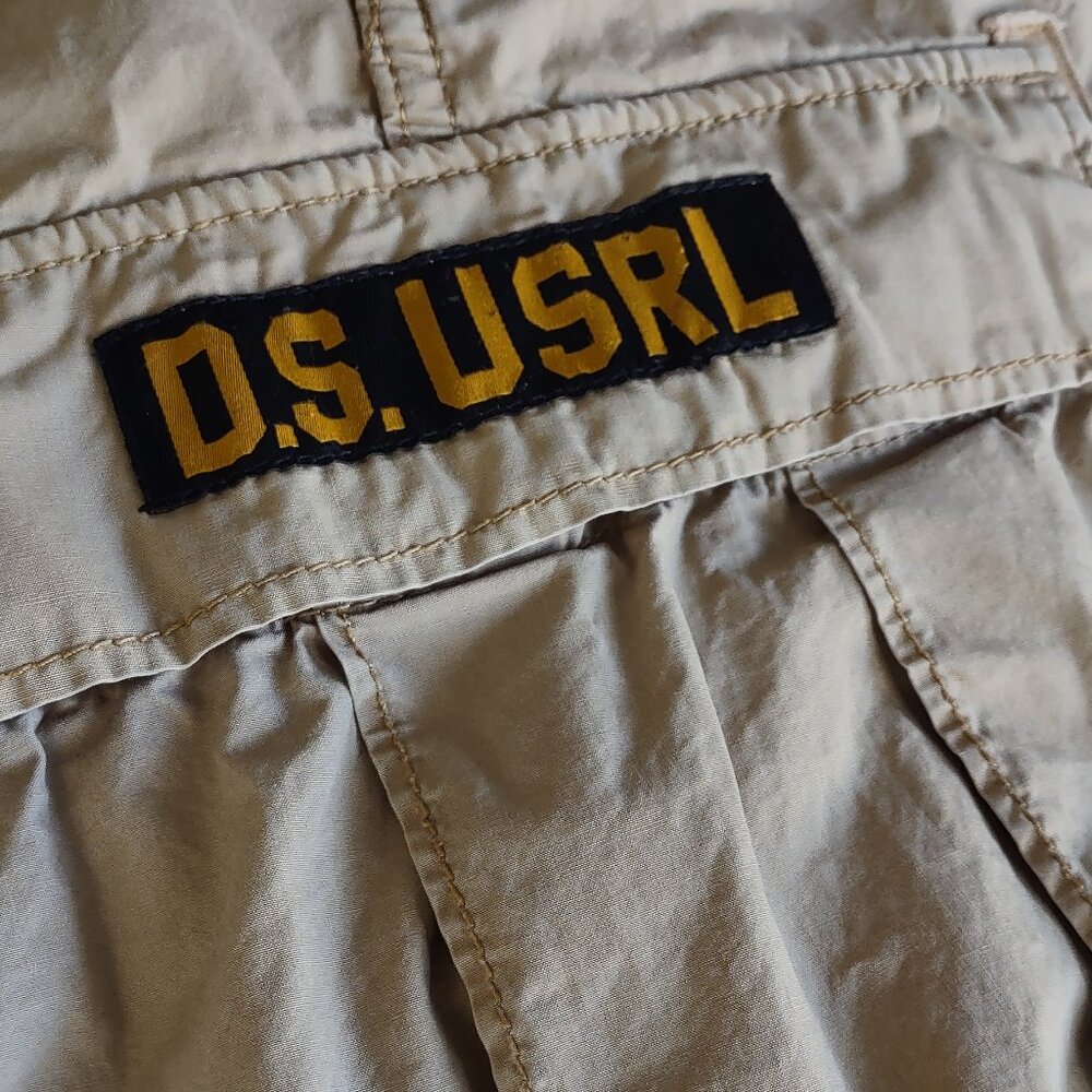 Denim & Supply Ralph Lauren Cargo Shorts Mens 31 Tan Military USRL 11" Inseam - Picture 2 of 14